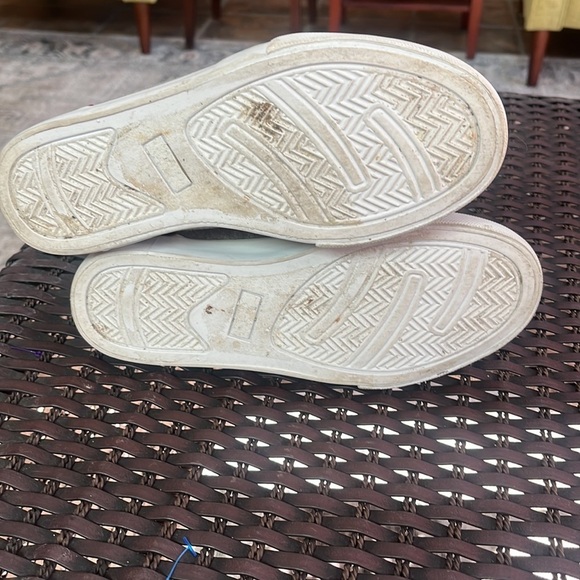 Gymboree High Top Sneakers maroon and gray size 3 - Picture 7 of 8